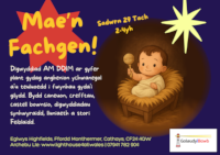 Mae'n Fachgen! Thumbnail y digwyddiad, yn cynnwys manylion y digwyddiad - 29 Tachwedd am 2yh in Eglwys Highfields, Caerdydd.